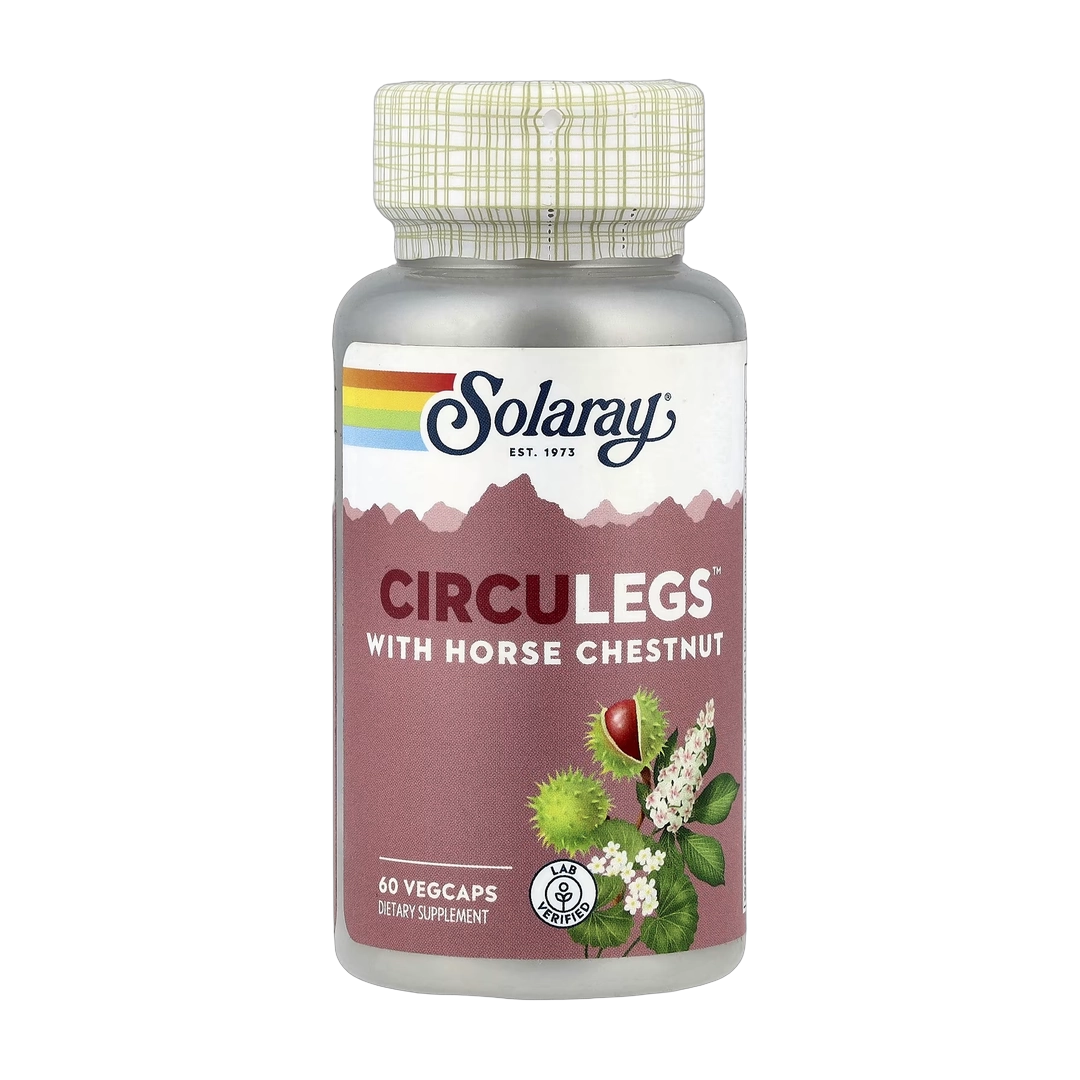 Solaray, CircuLegs™ with Horse Chestnut, 60 VegCaps