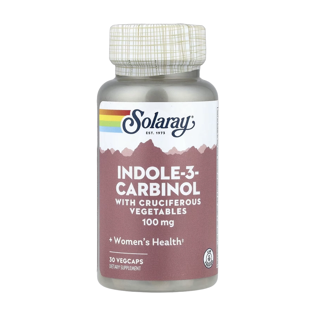 Solaray, Indole-3-Carbinol with Cruciferous Vegetables, 30 VegCaps