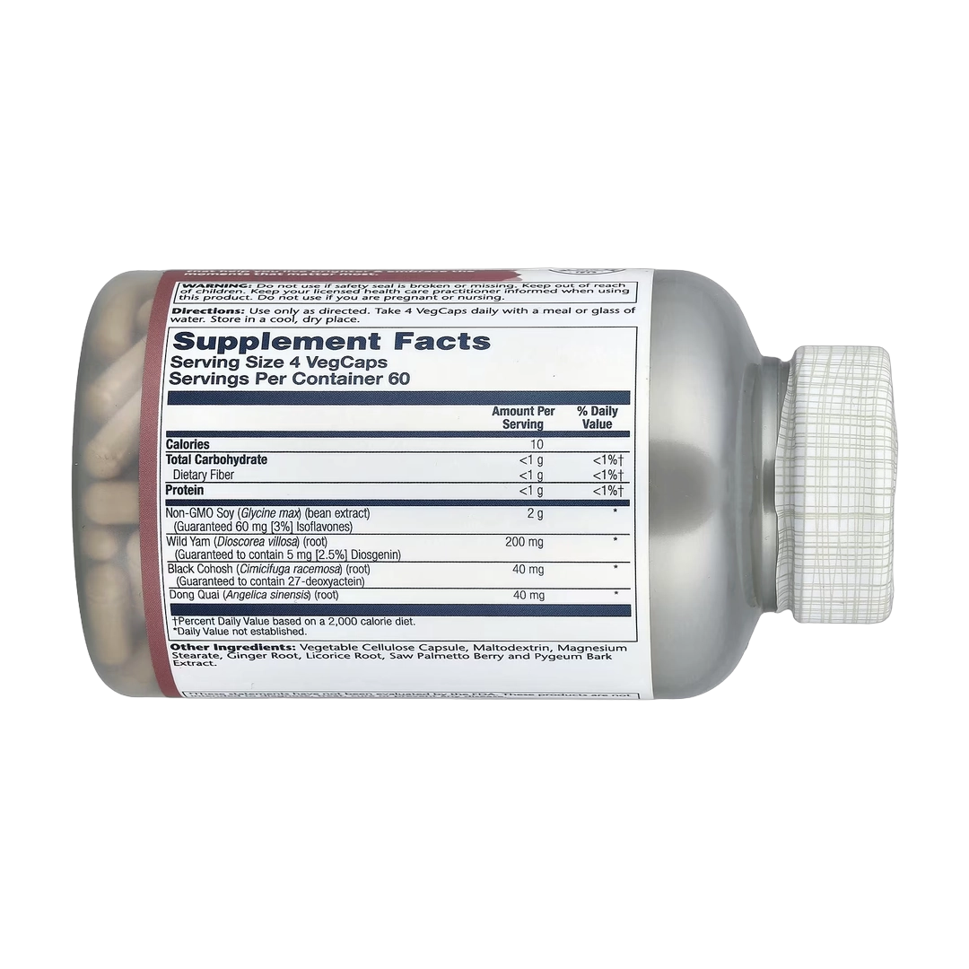 Solaray, PhytoEstrogen™ With Wild Yam, Black Cohosh & Dong Quai, 240 VegCaps
