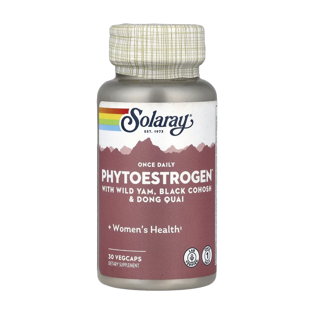 Solaray, Phytoestrogen™ with Wild Yam, Black Cohosh & Dong Quai, 30 VegCaps