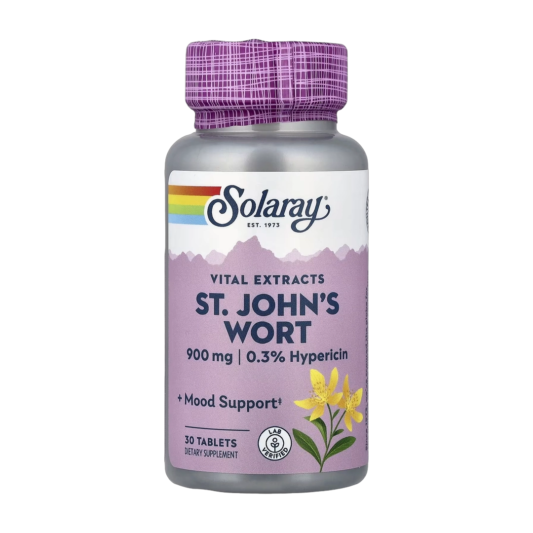 Solaray, Vital Extracts, St. John's Wort, 900 mg, 30 Tablets