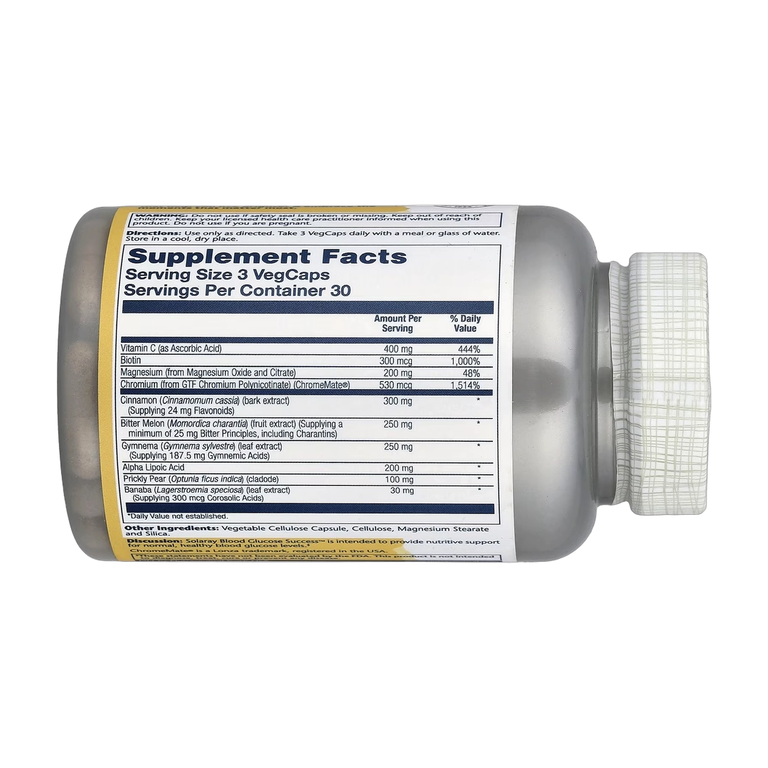 Solaray, Blood Glucose Success™, 90 VegCaps