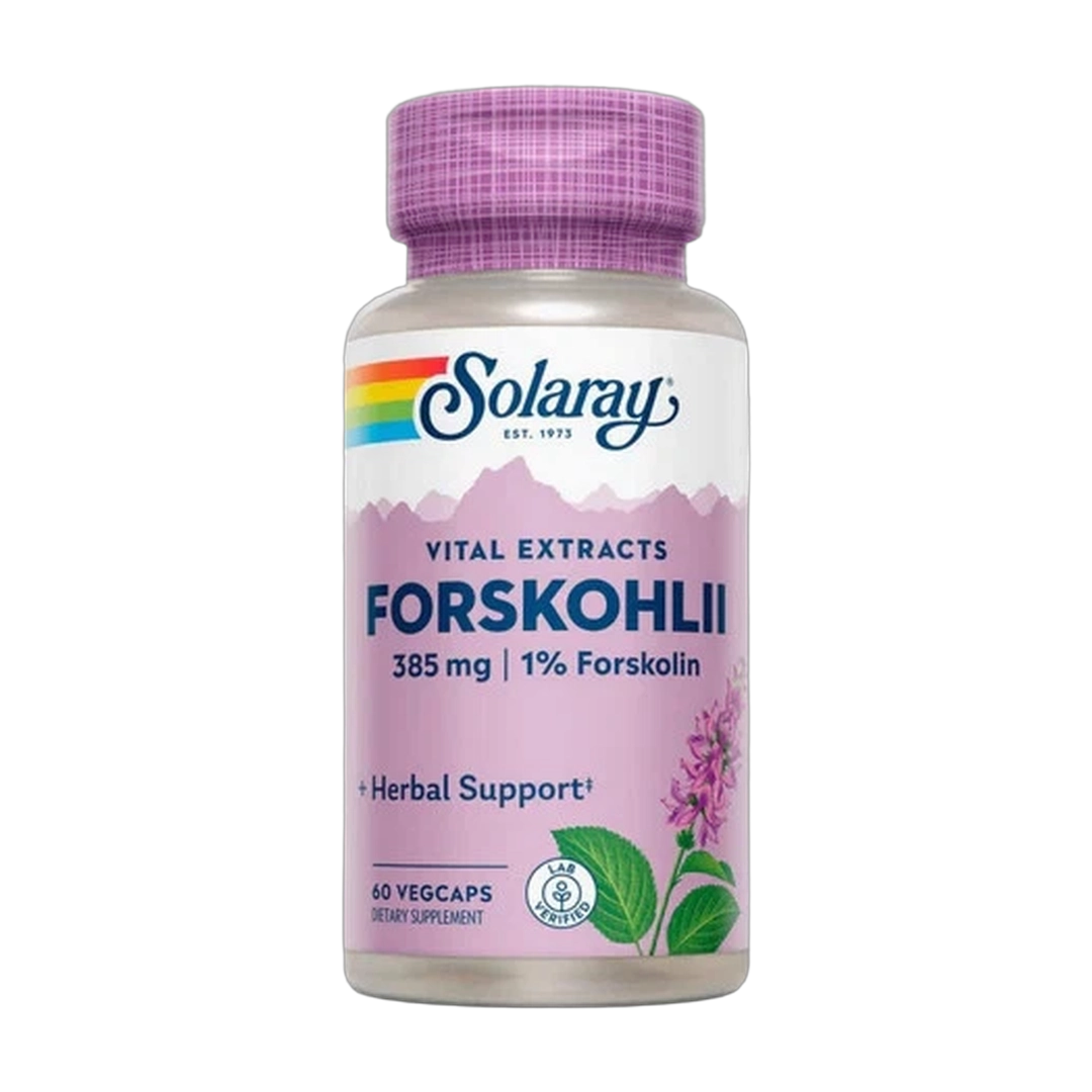 Solaray, Vital Extracts, Forskohlii, 385 mg, 60 VegCaps