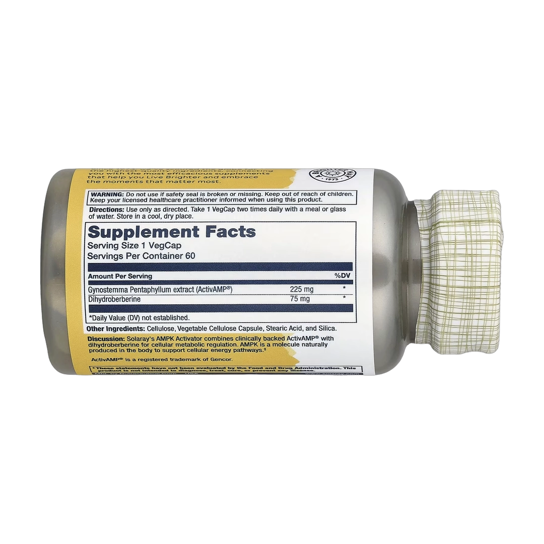 Solaray, AMPK Activator With Dihydroberberine, 60 VegCaps