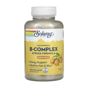 Solaray, High Potency B-Complex, Natural Orange, 50 Chewables