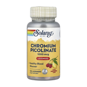 Solaray, Chromium Picolinate Lozenges, Natural Lemon-Raspberry, 1,000 mcg, 100 Lozenges
