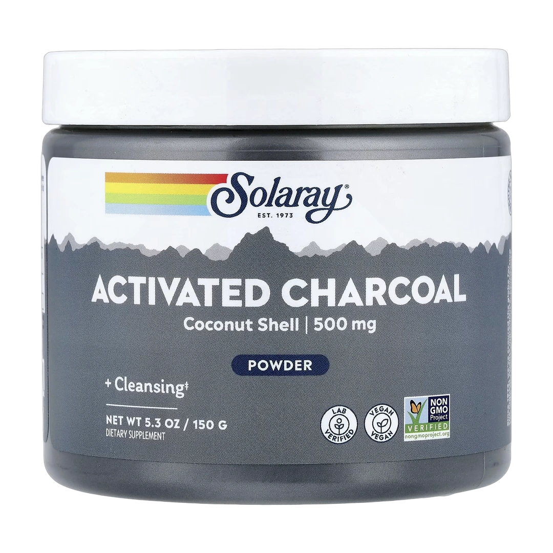 Solaray, Activated Charcoal Powder, 5.3 oz (150 g)