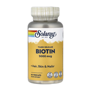 Solaray, Biotin, 5,000 mcg, 60 VegCaps
