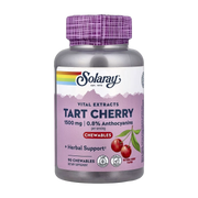 Solaray, Vital Extracts, Tart Cherry, Natural Cherry, 90 Chewables
