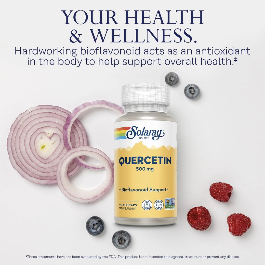 Solaray, Quercetin, 500 mg, 90 VegCaps lifestyle image