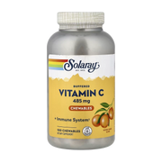 Solaray, Buffered Vitamin C Chewable, Natural Orange, 485 mg, 100 Chewables