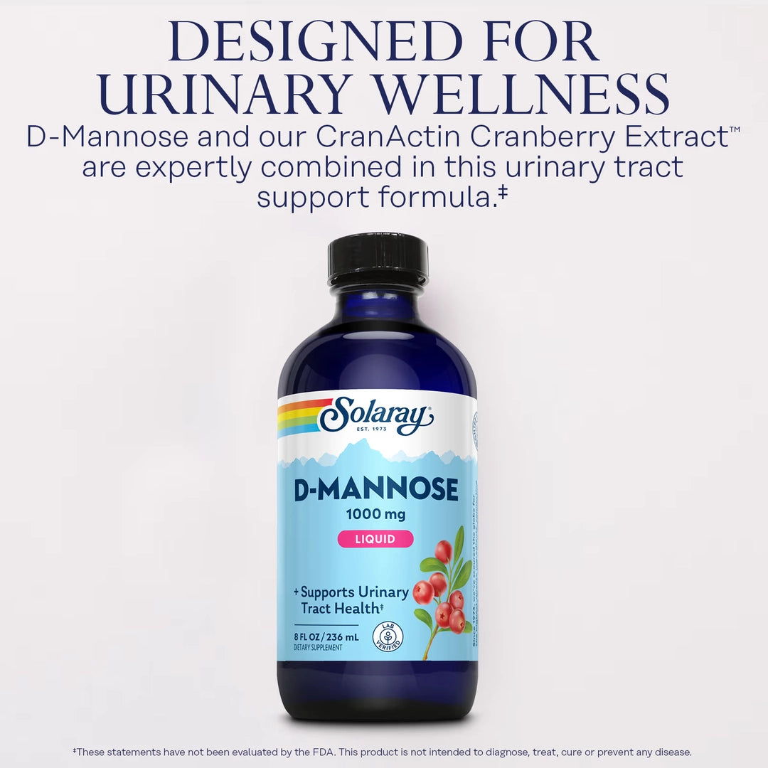Solaray, Liquid, D-Mannose, 8 fl oz (236 ml)