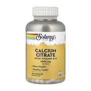 Solaray, Calcium Citrate with Vitamin D-3, 180 Capsules