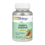 Solaray, Papaya Enzyme, Natural Pineapple, 180 Chewables