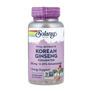 Solaray, Vital Extracts, Fermented Korean Ginseng, 150 mg, 30 VegCaps