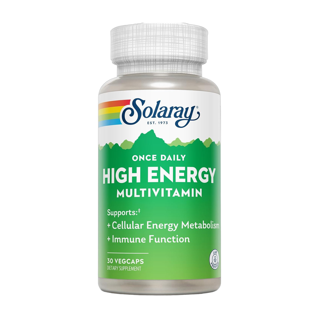 SOLARAY, Once Daily High Energy Multivitamin for Women and Men, 30 VegCap