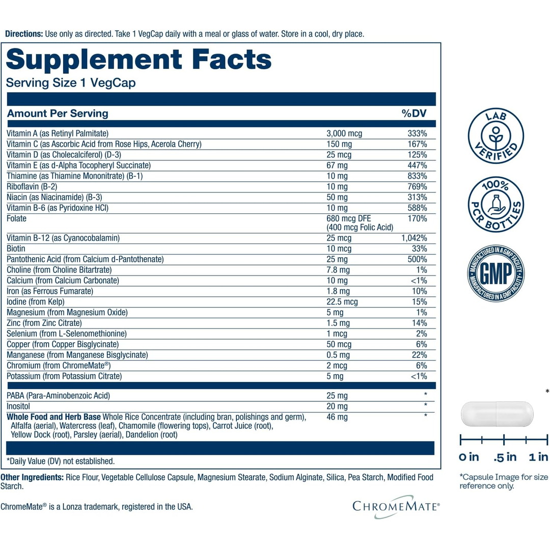 Solaray, Once Daily High Energy Multivitamin, 180 VegCaps