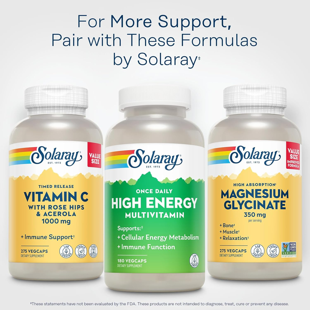 Solaray, Once Daily High Energy Multivitamin, 180 VegCaps