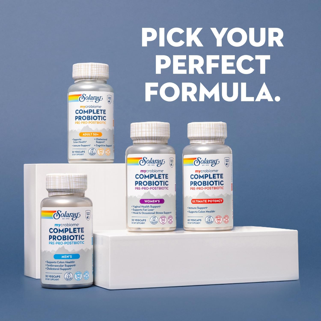 Solaray, Mycrobiome®, Complete Probiotic, Active, 30 VegCaps