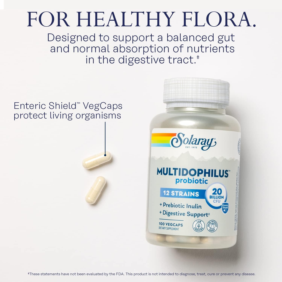 Solaray, Multidophilus™ Probiotic, 100 VegCaps