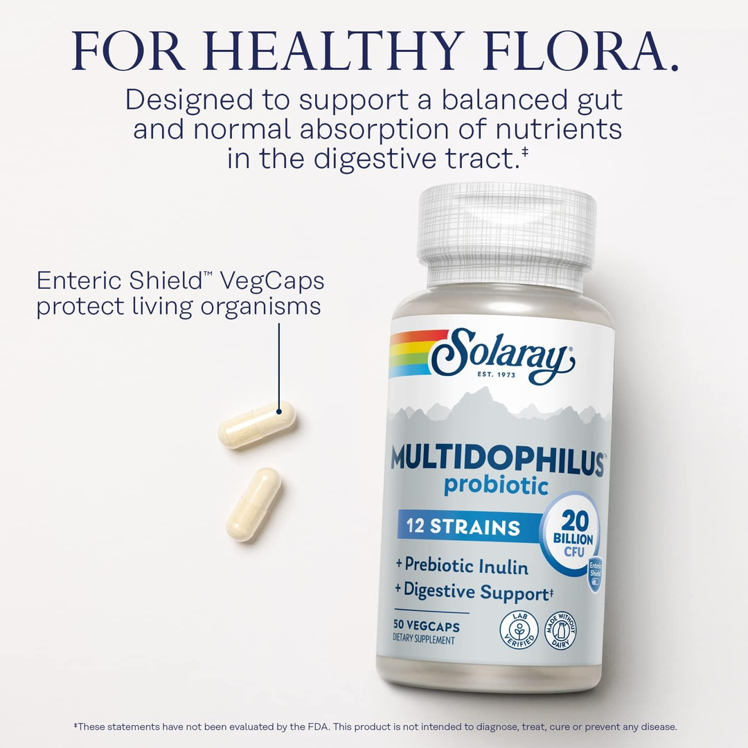 Solaray, Multidophilus™ Probiotic, 50 VegCaps