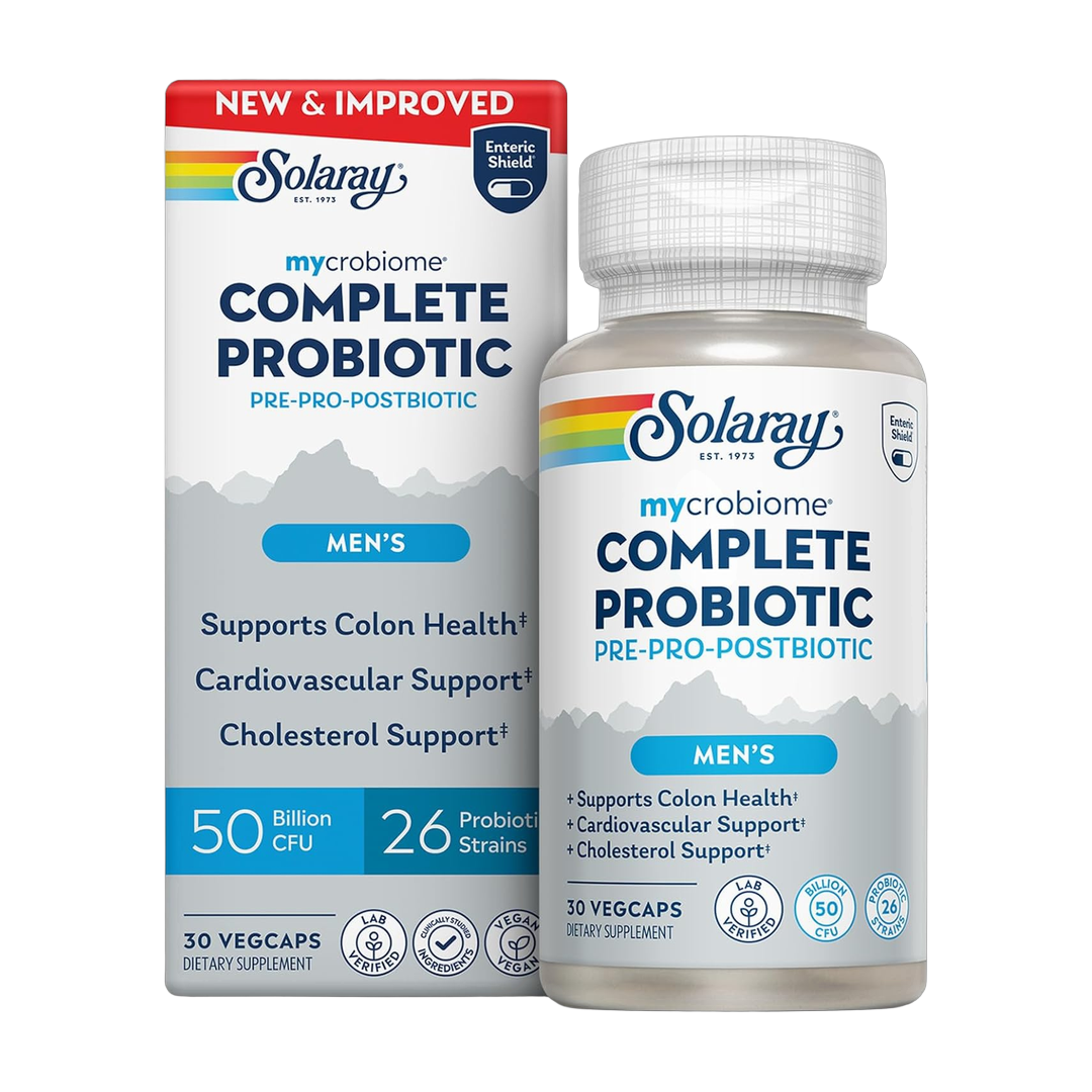 Solaray, Mycrobiome®, Complete Probiotic, Men's, 30 VegCaps