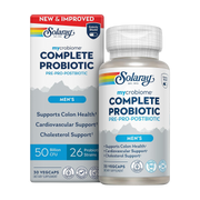 Solaray, Mycrobiome®, Complete Probiotic, Men's, 30 VegCaps