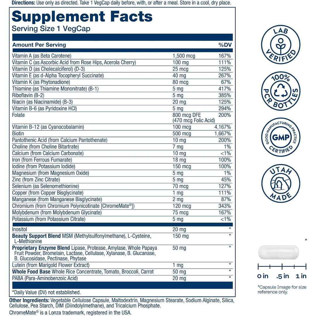 Solaray, Once Daily Woman Multivitamin, 90 VegCaps