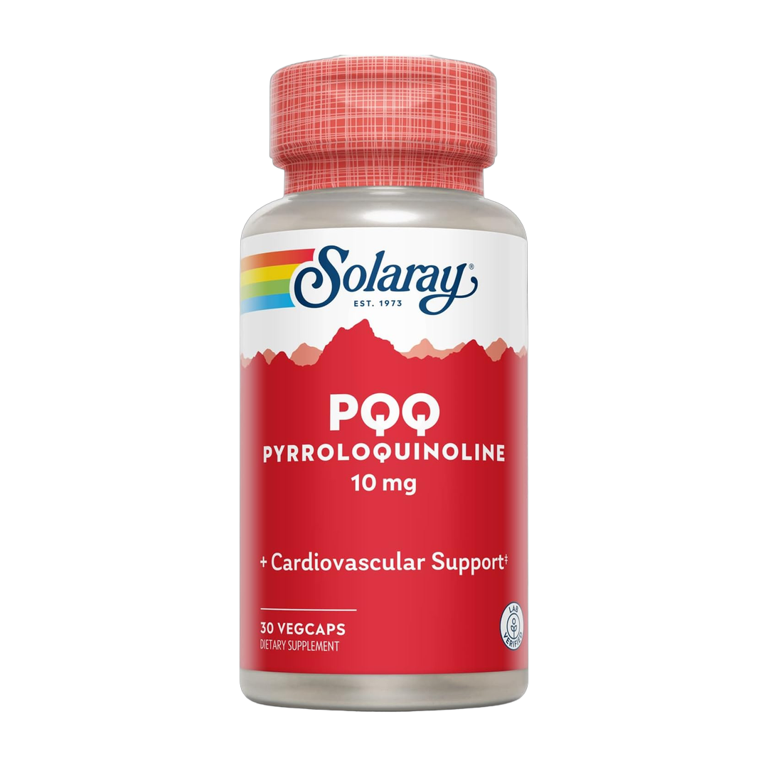 Solaray, PQQ, Pyrroloquinoline, 10 mg, 30 VegCaps