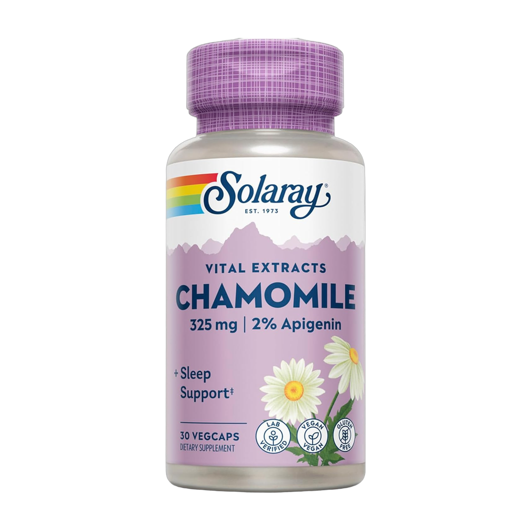Solaray, Vital Extracts, Chamomile, 325 mg, 30 VegCaps