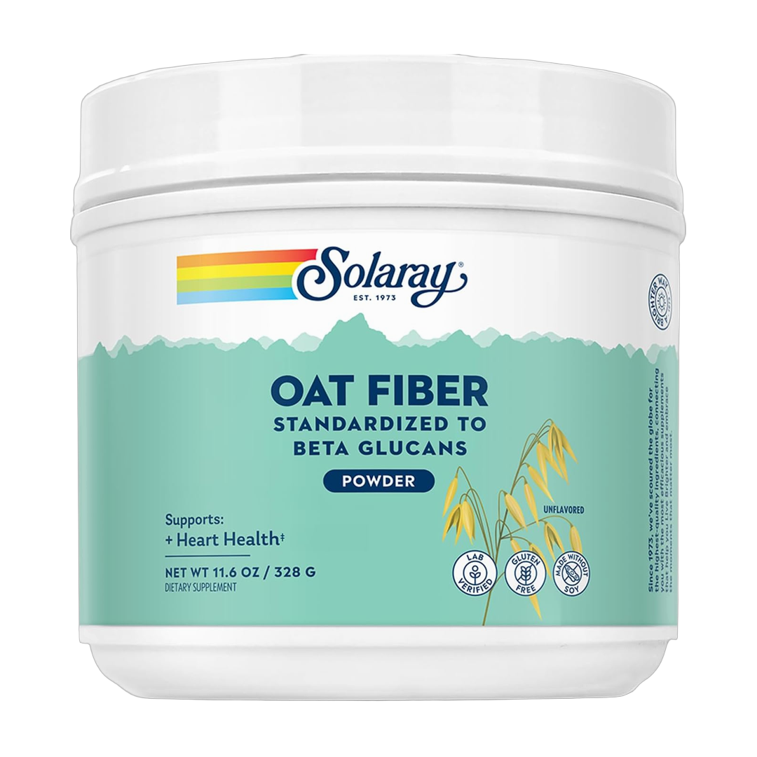 Solaray, Oat Fiber Powder, Unflavored, 11.6 oz (328 g)