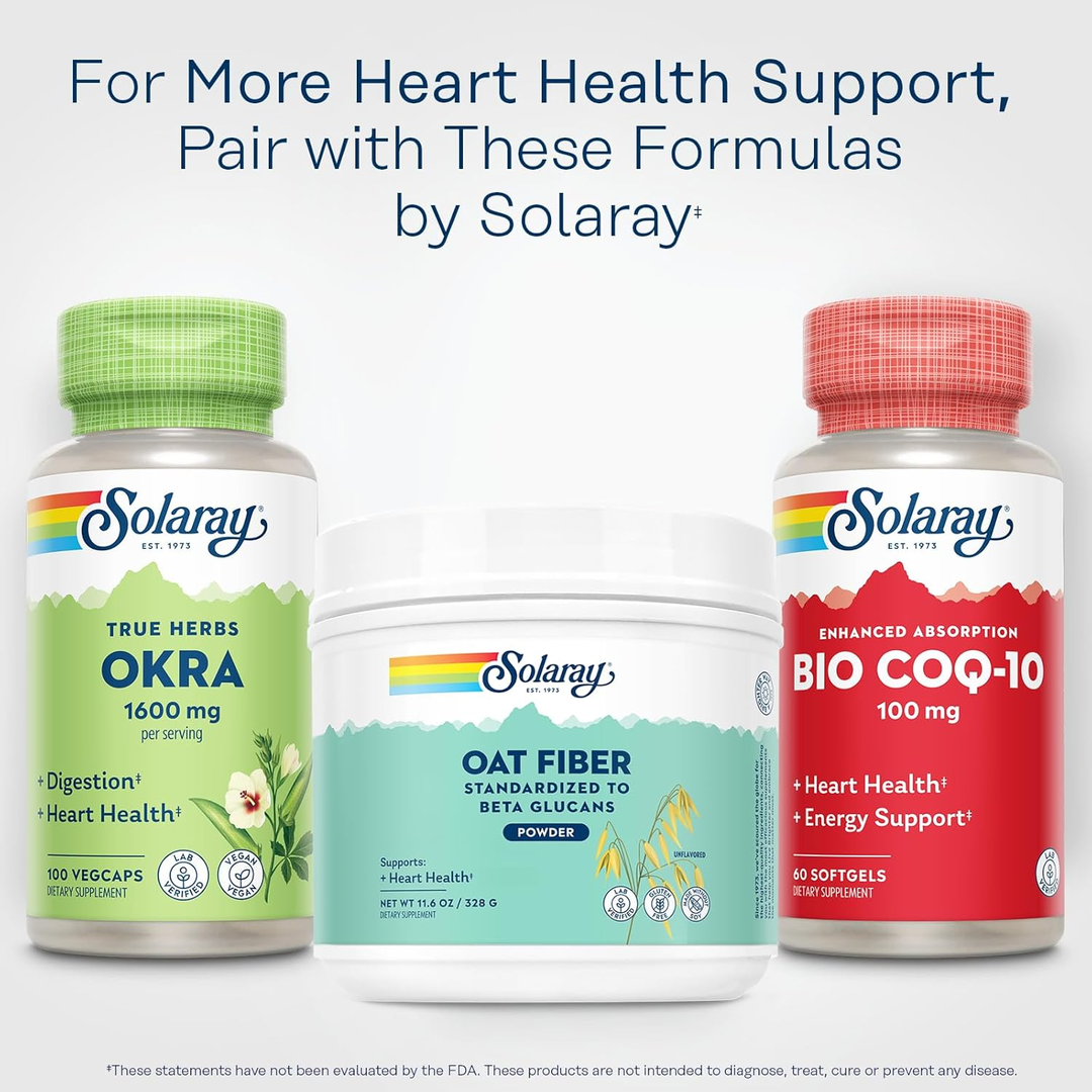 Solaray, Oat Fiber Powder, Unflavored, 11.6 oz (328 g)