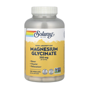 Solaray, Magnesium Glycinate, High Absorption , 350 mg, 120 VegCaps front packaging view