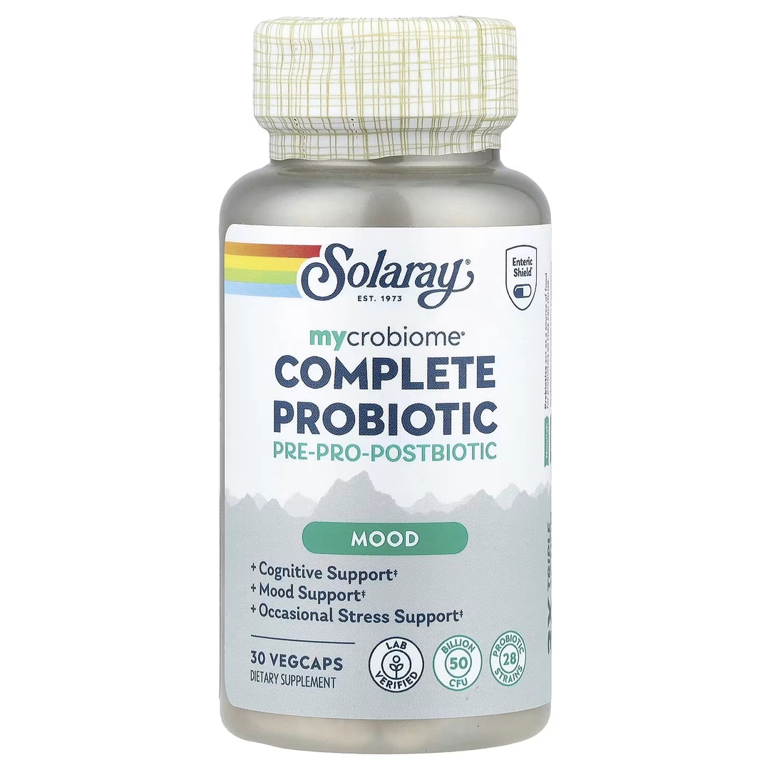 Solaray, Mycrobiome®, Complete Probiotic, Mood, 30 VegCaps