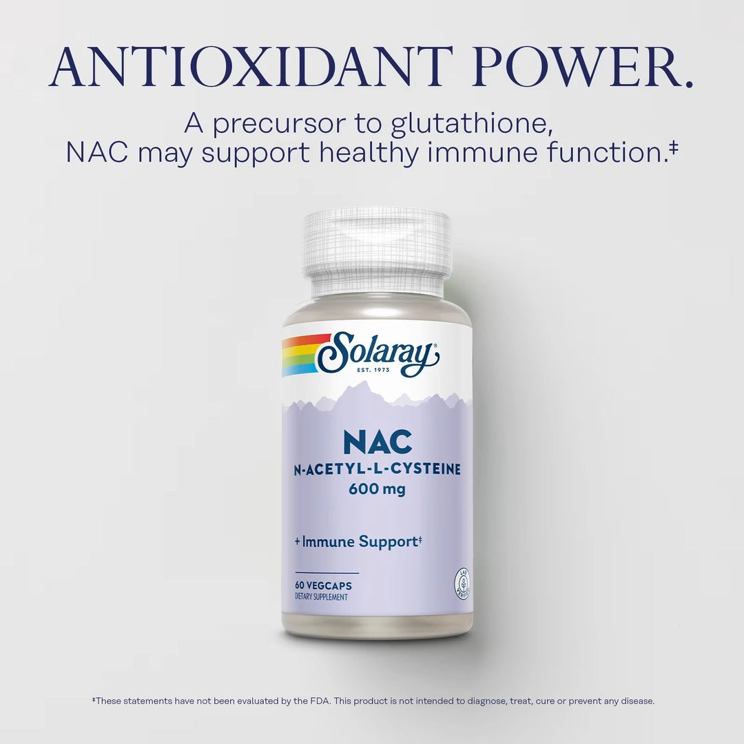 Solaray, NAC, 600 mg, 60 VegCaps
