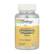 Solaray, Enhanced Absorption, Liposomal Vitamin C, 100 VegCaps front packaging view