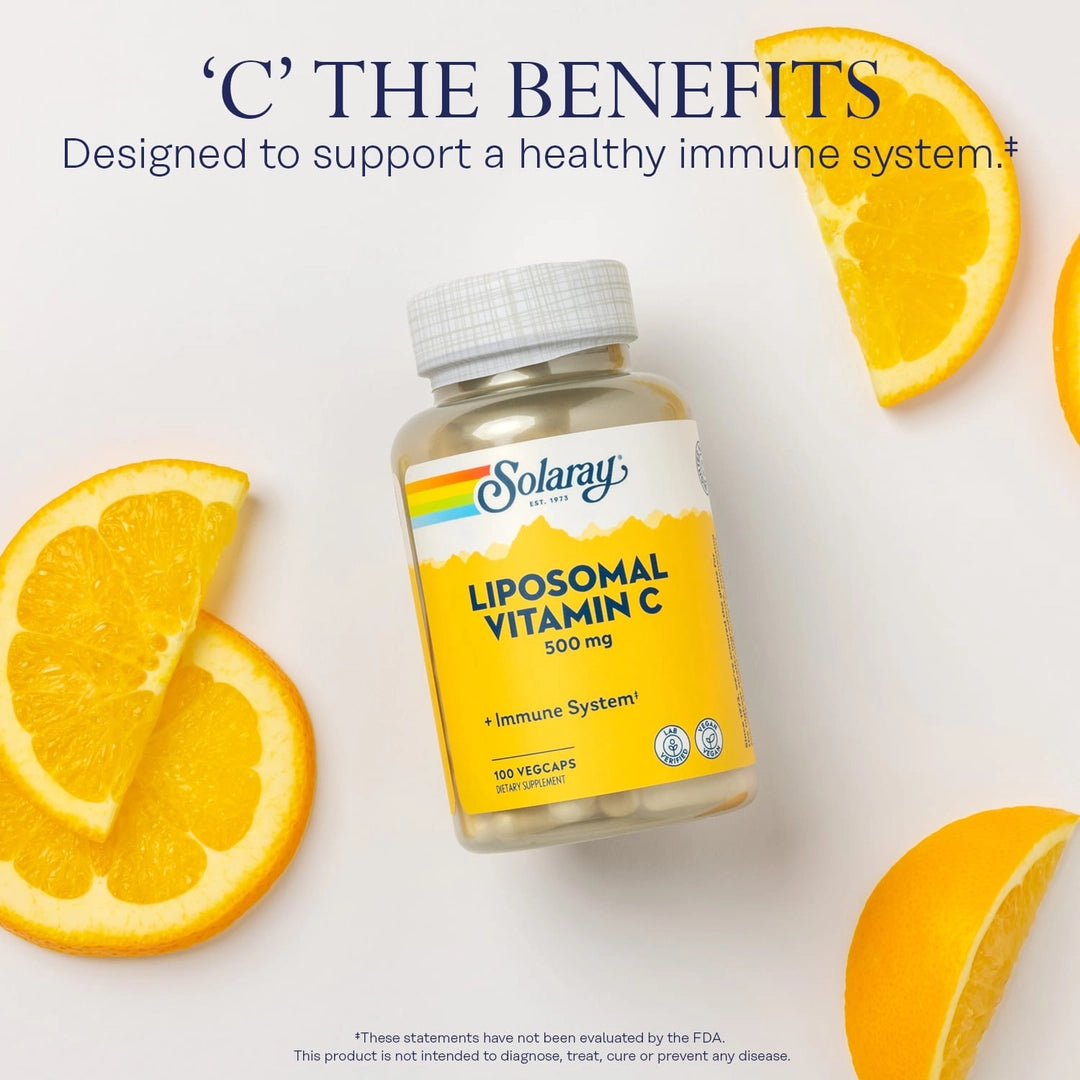 Solaray, Enhanced Absorption, Liposomal Vitamin C, 100 VegCaps lifestyle image