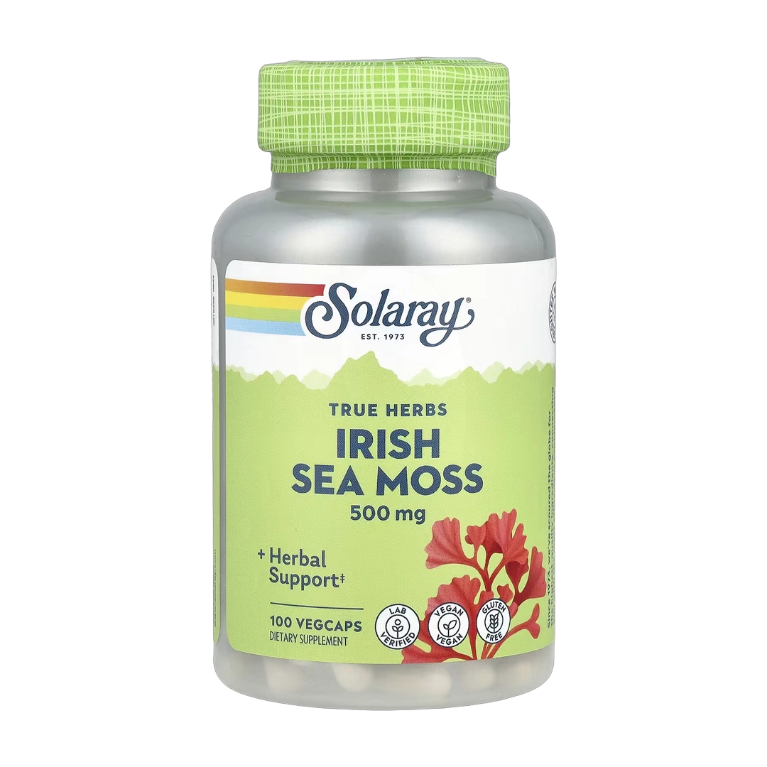 Solaray, True Herbs, Irish Sea Moss, 500 mg, 100 VegCaps