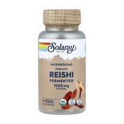 Solaray, Organic Fermented Reishi Mushrooms, 60 Organic Capsules