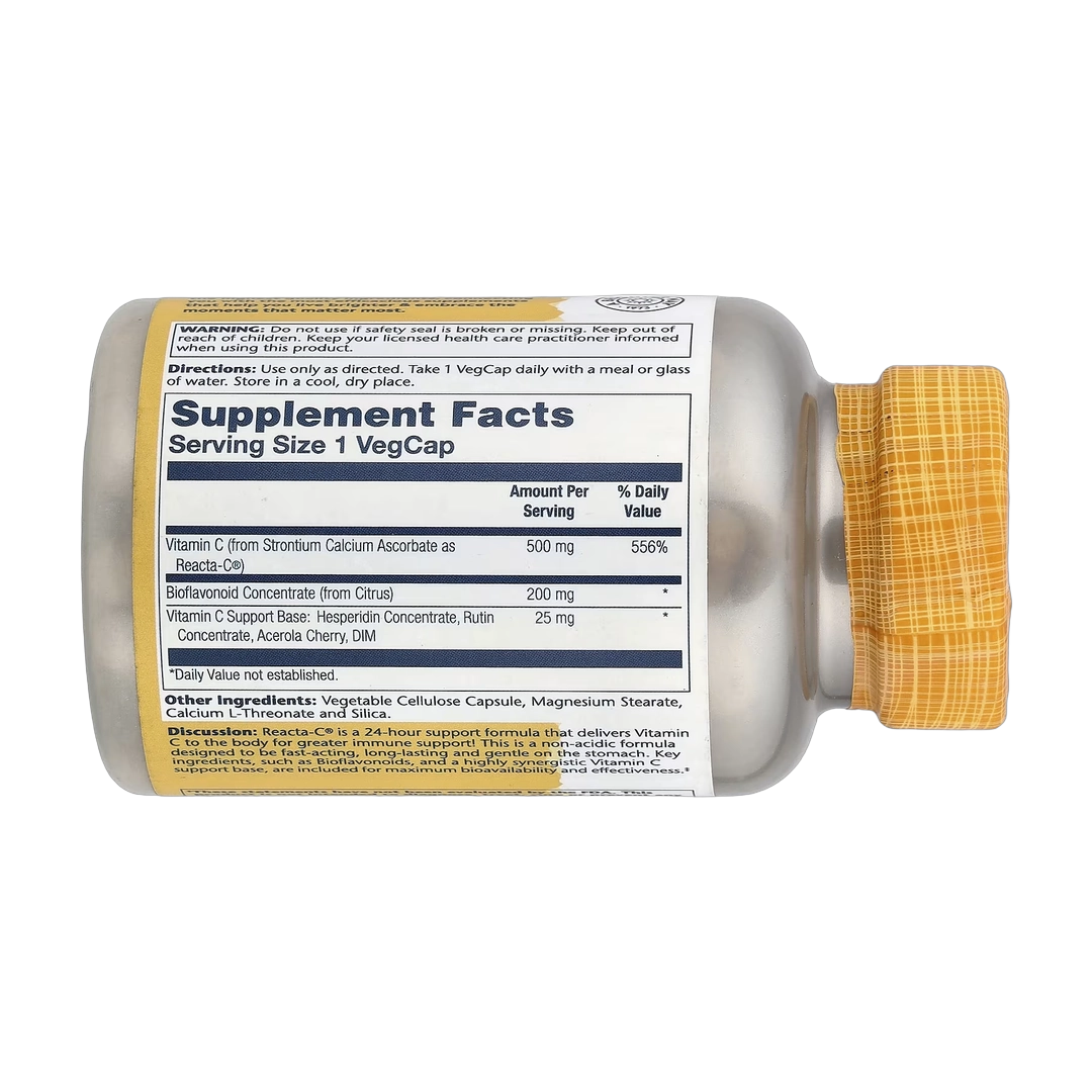 Solaray, Reacta-C®, 500 mg, 120 VegCaps