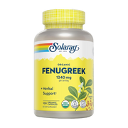 SOLARAY, Organic Fenugreek Capsules, 1240 mg, 100 VegCaps