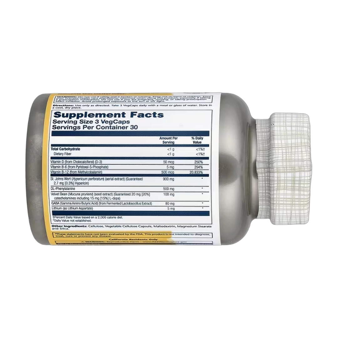 Solaray Briteside™, Joy Boost Formula, 90 VegCaps