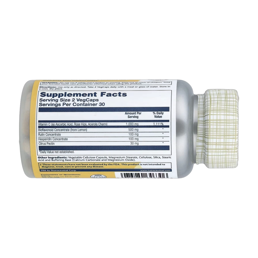 Solaray, Timed Release Super Bio Vitamin C, 60 VegCaps