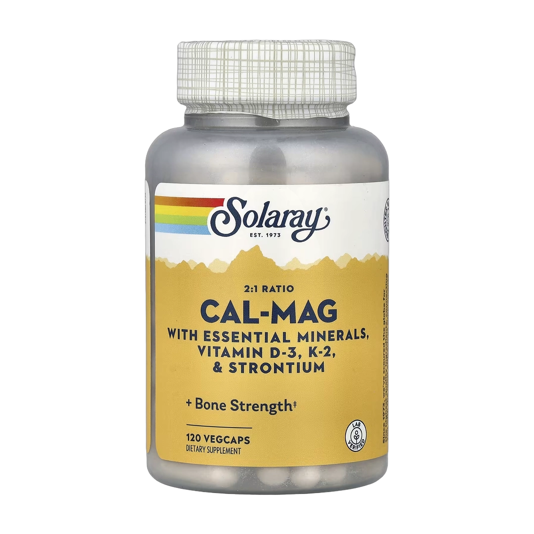 Solaray, 2:1 Ratio Cal-Mag, 120 VegCaps