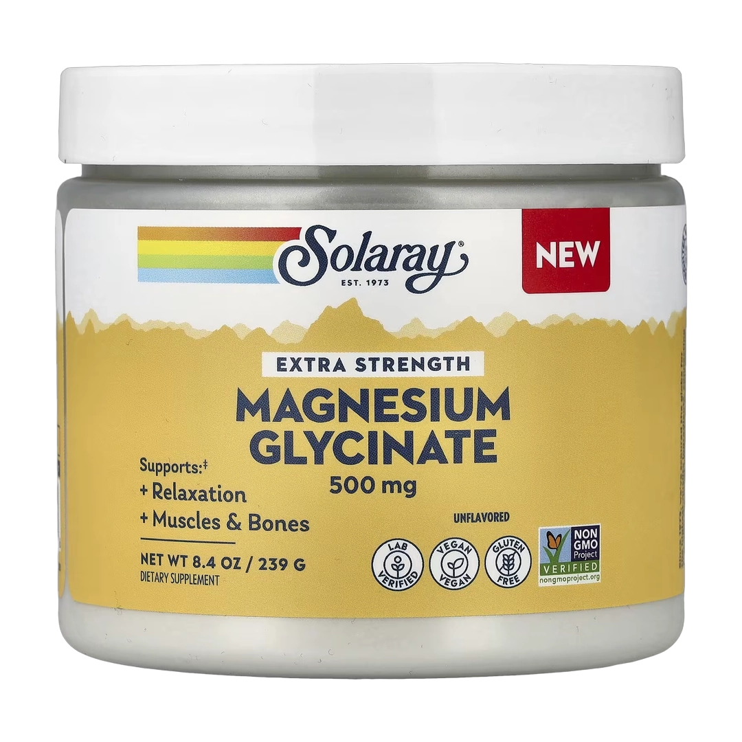 Solaray, Magnesium Glycinate, Unflavored, 8.4 oz (239 g)