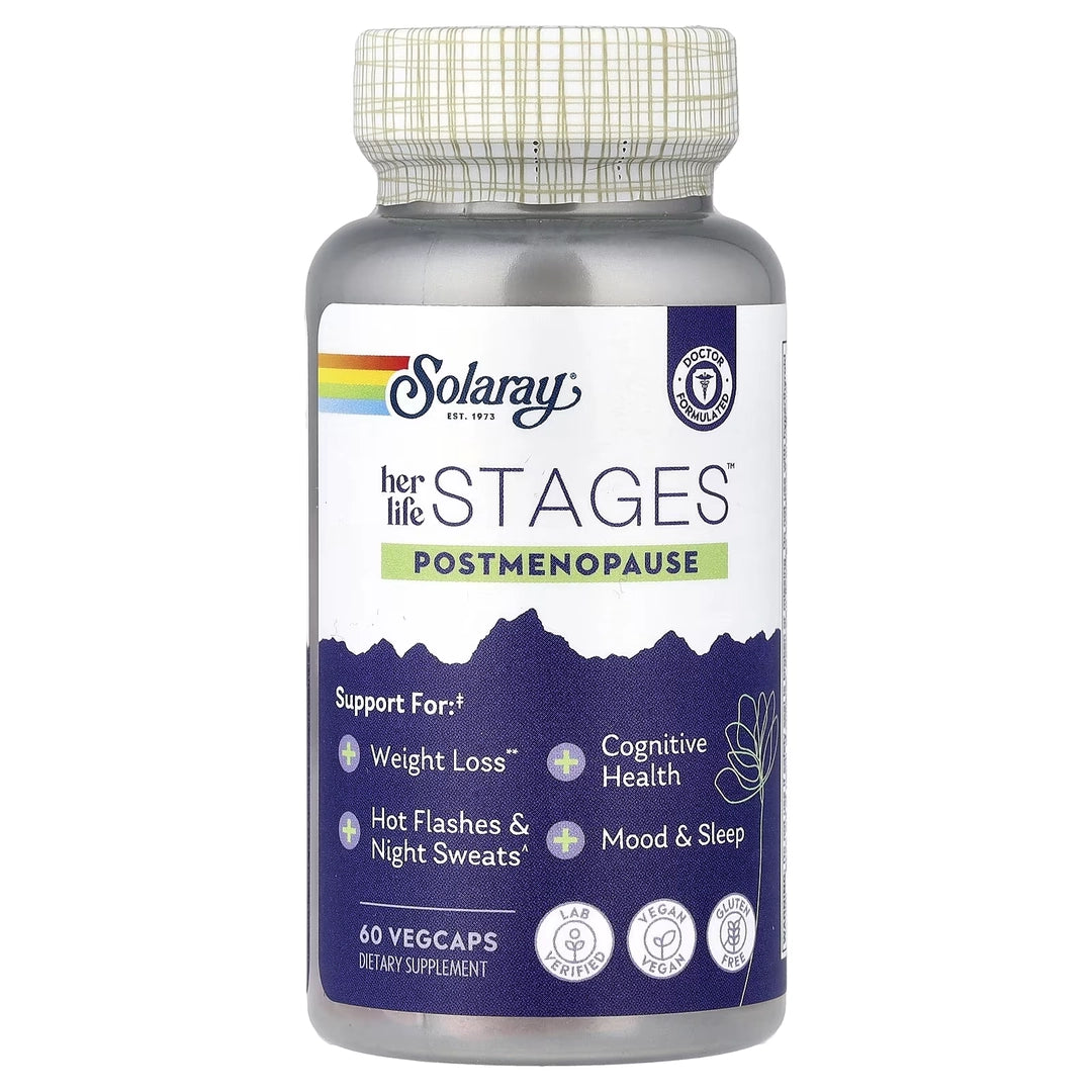 Solaray, Her Life Stages™, Postmenopause, 60 VegCaps