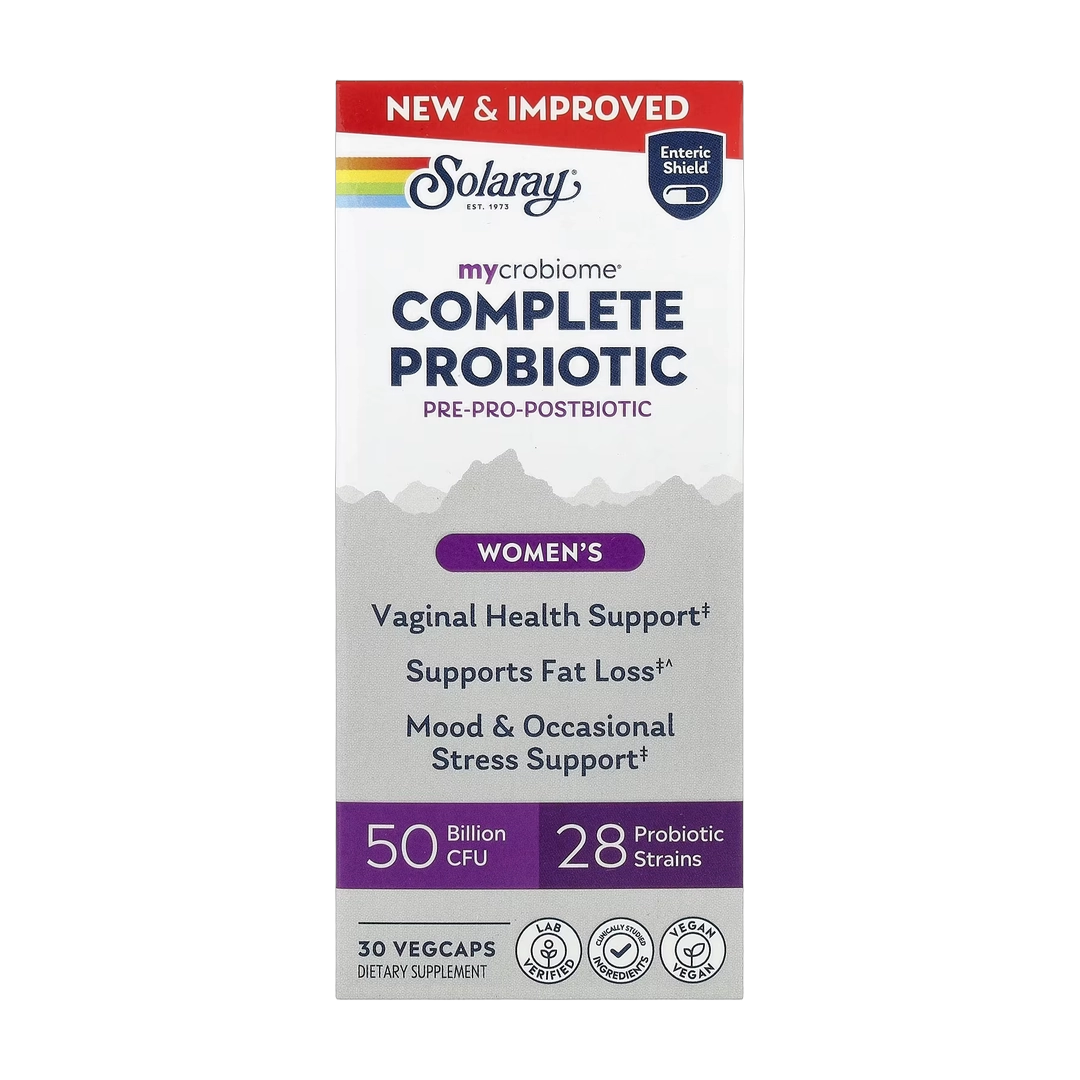 Solaray, Mycrobiome®, Complete Probiotic, Women's, 30 VegCaps