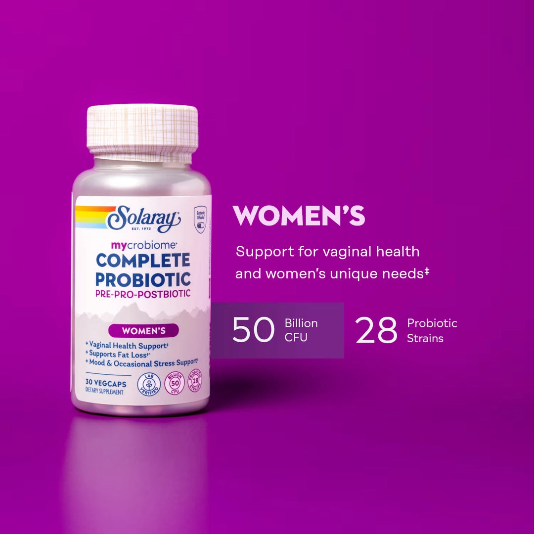 Solaray, Mycrobiome®, Complete Probiotic, Women's, 30 VegCaps