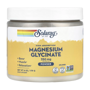 Solaray, High Absorption Magnesium Glycinate, Unflavored, 6 oz (179 g)