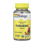 Solaray, Fermented Organic Turmeric, 425 mg, 100 Organic Capsules